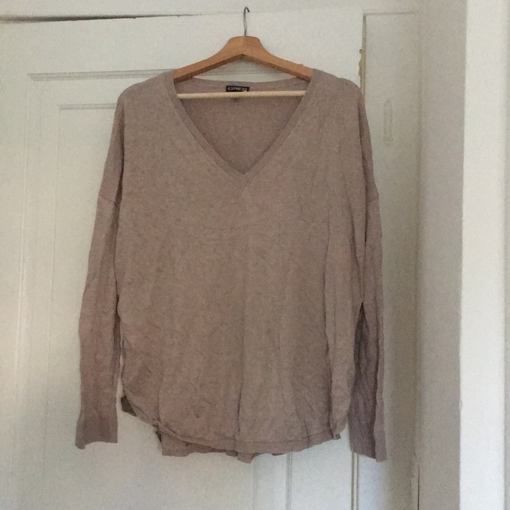 Beige express sweater